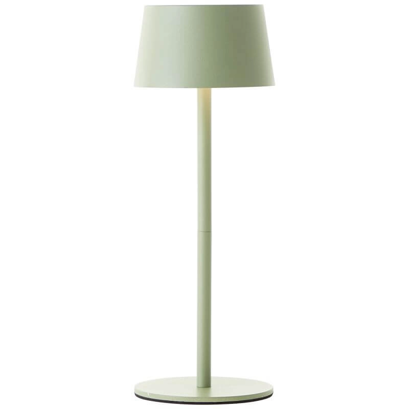 Rechargeable table lamp Jona green Brilliant 4004353449109
