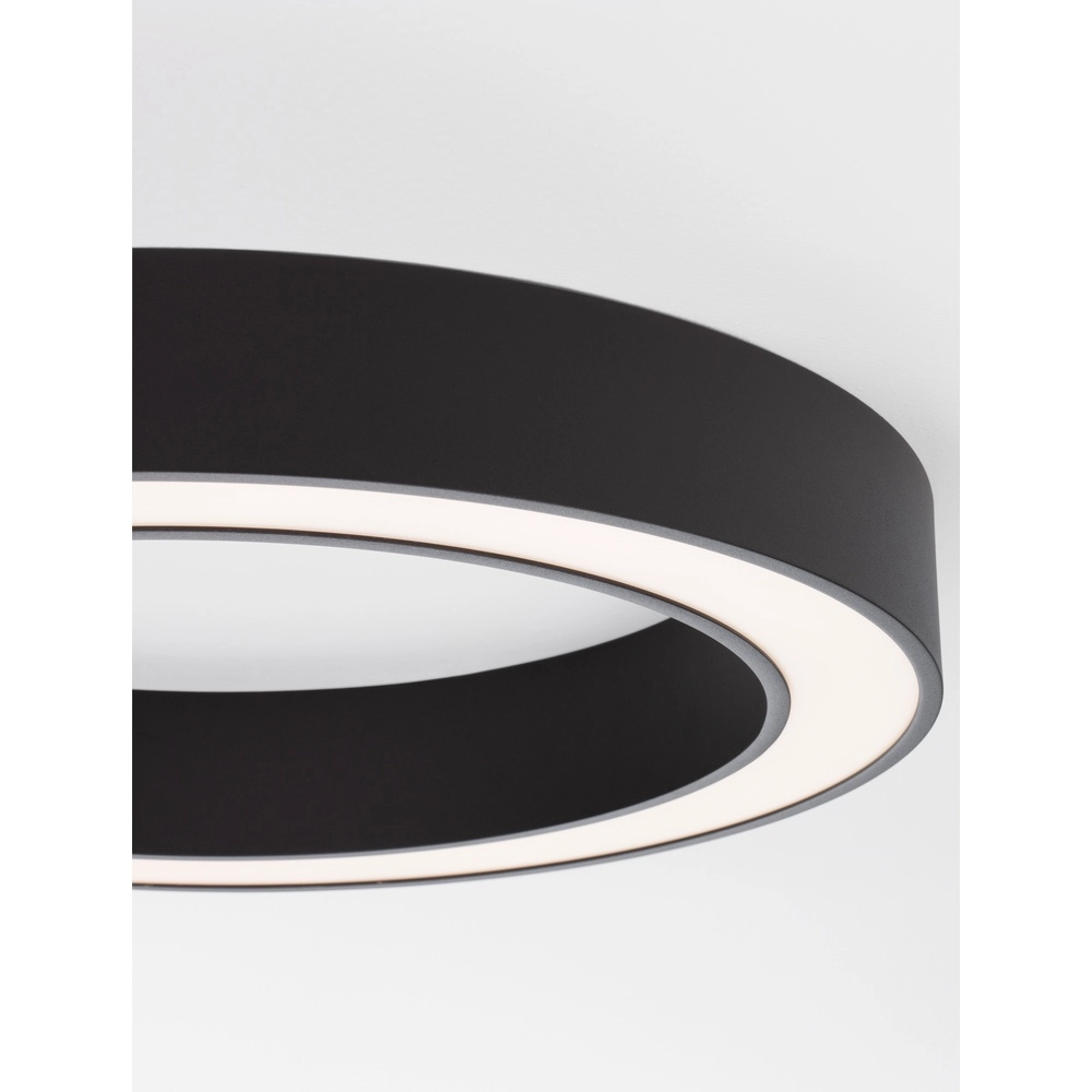 Ceiling lamp Morbido black Ø 60cm Lyora 5212017438584