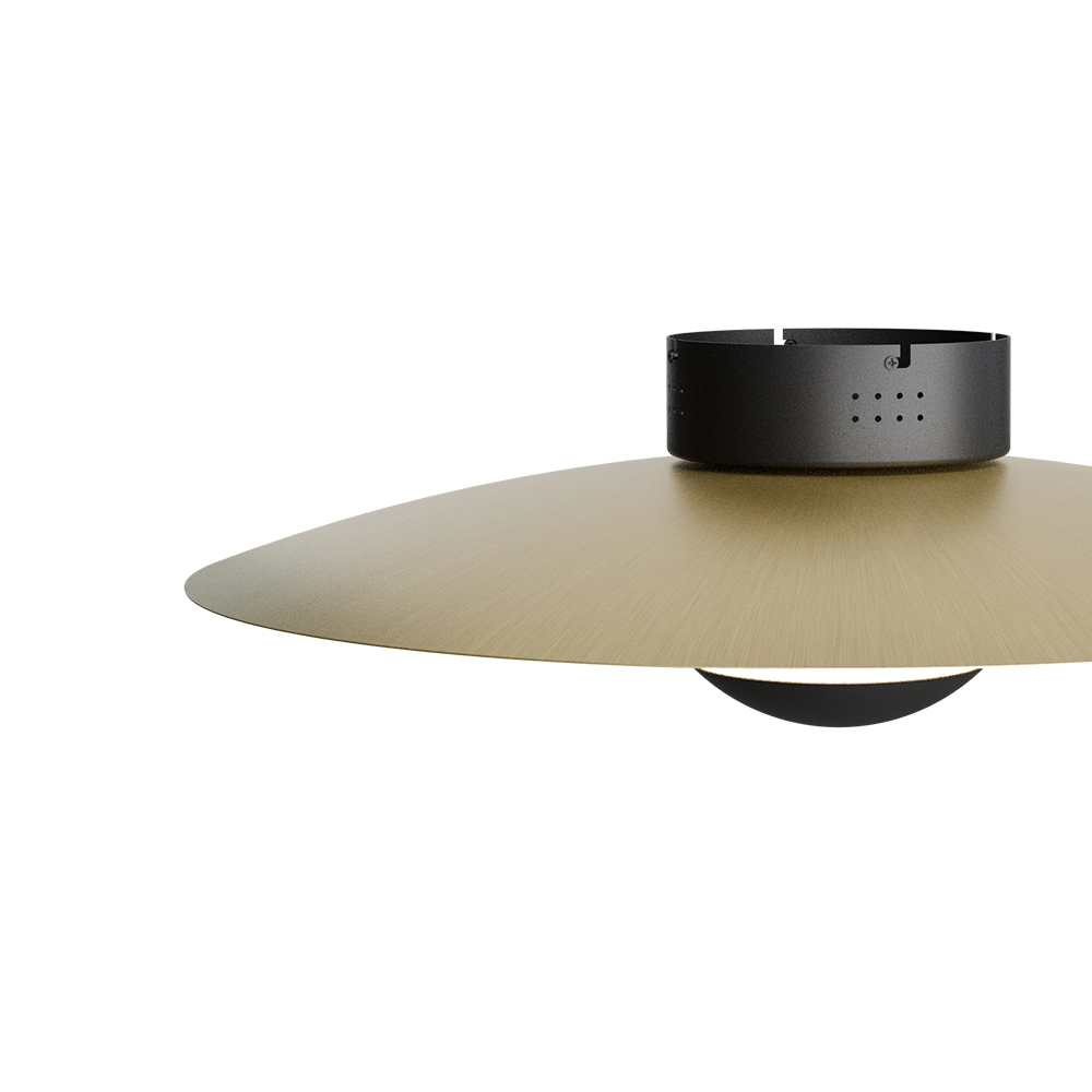 Ceiling lamp Scala Ø 60cm black with gold Masterlight 8718121397405