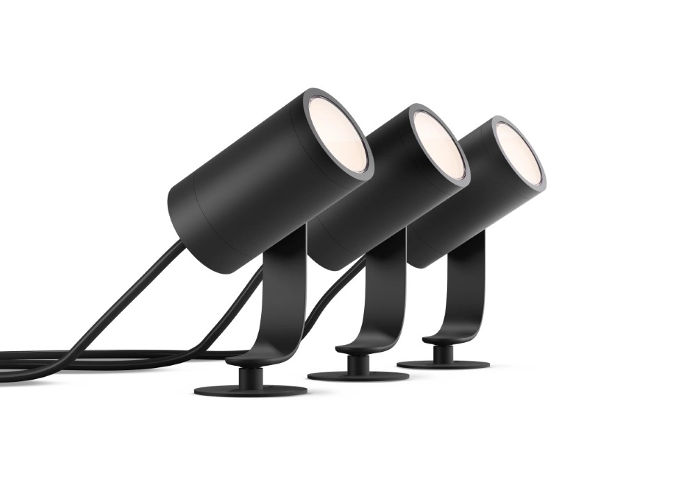 Garden spotlight set Hue Lily 24 volt - with 3 spots Philips 8718696167960