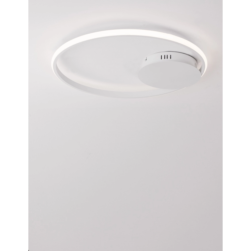 Round ceiling lamp Fuline white Ø 50cm