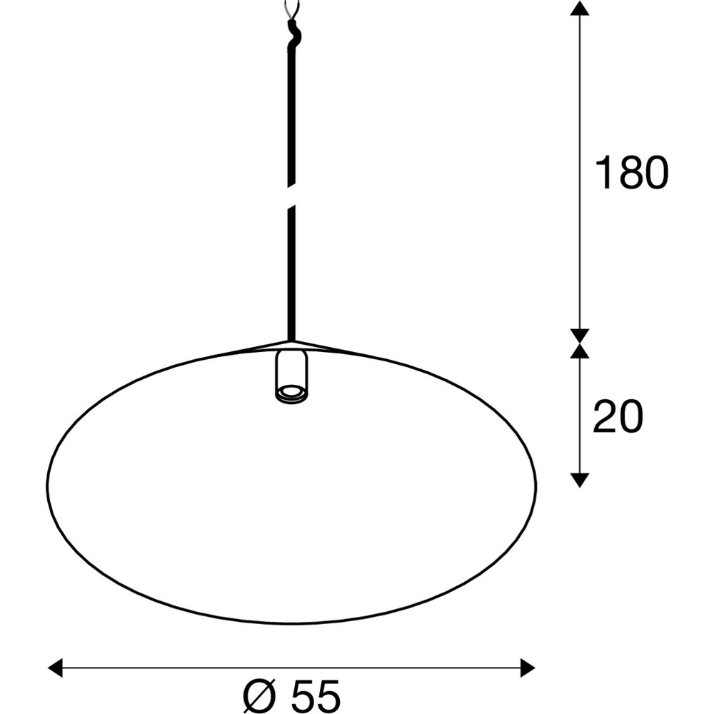 Pendant lamp Magico aluminum Ø 38cm SLV 4024163305181
