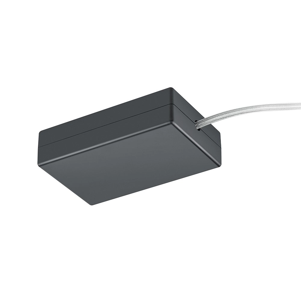 2-phase power supply Duoline for track lighting black