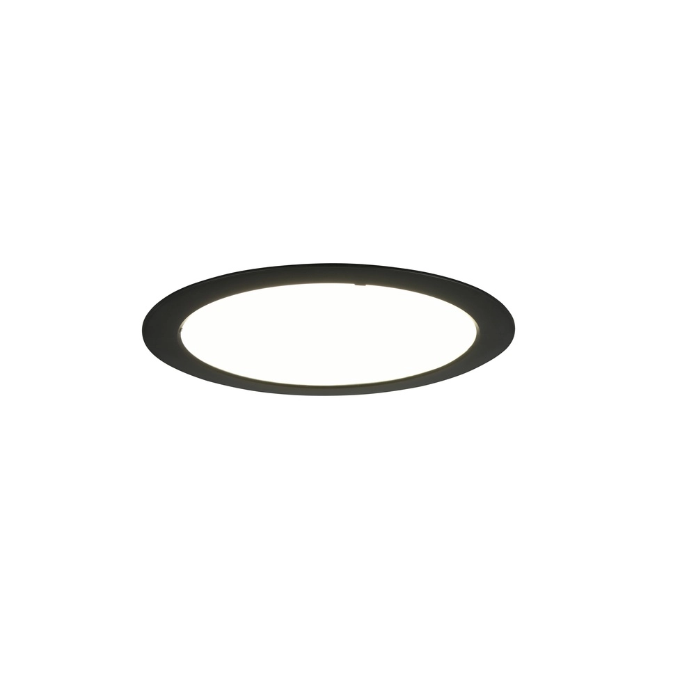 Recessed spotlight Ural black Ø 29,4cm Trio 4017807711486