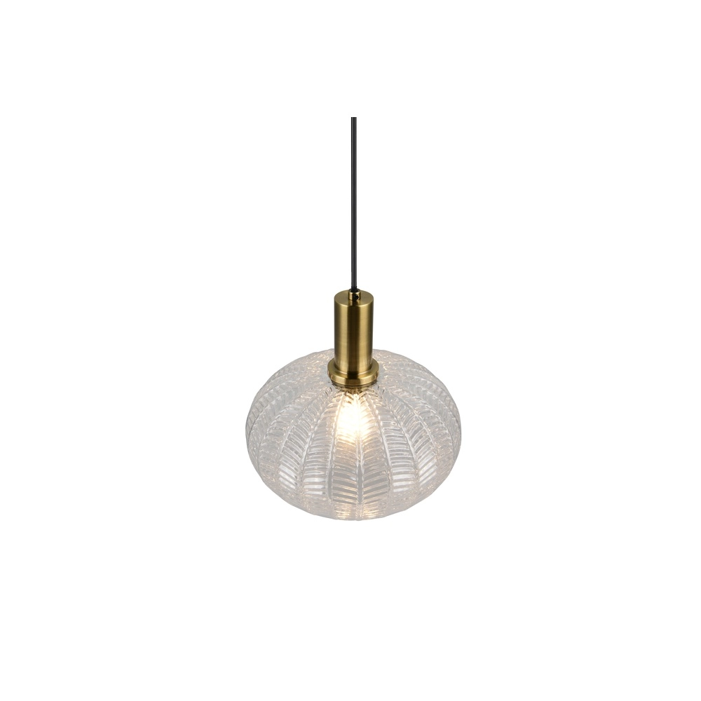 Classic pendant lamp Elvezia transparent glass Trio 4017807682045