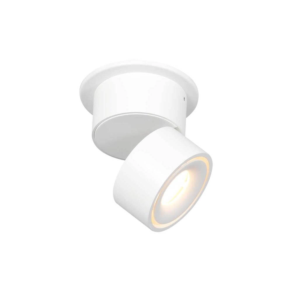 1-light ceiling lamp Fez Black White design