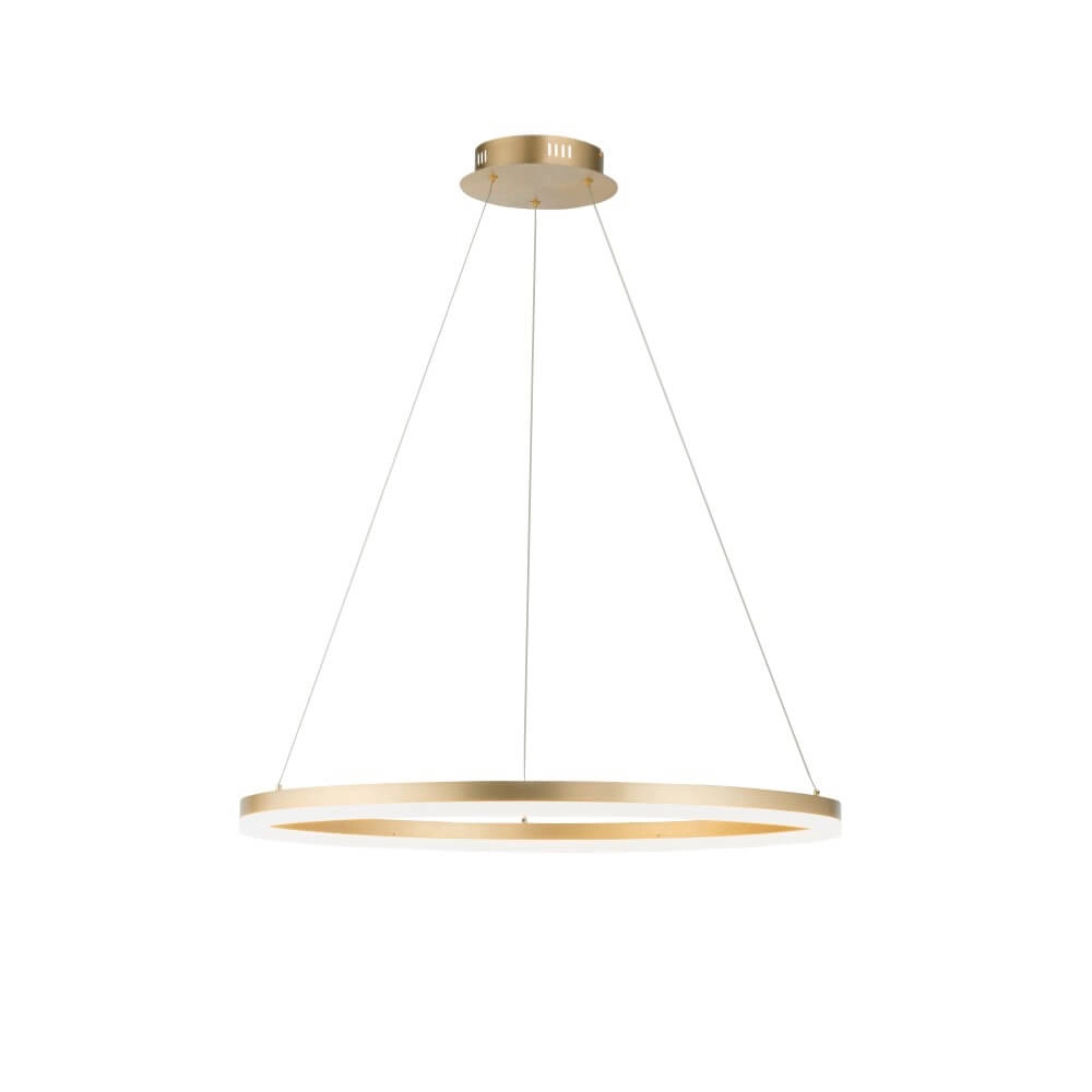 Modern pendant lamp Titus Ø 80cm antique brass Paul Neuhaus 4012248362877