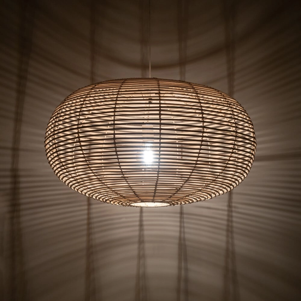 Natural pendant lamp Rattan L Ø 70cm Lyora 5903139111553