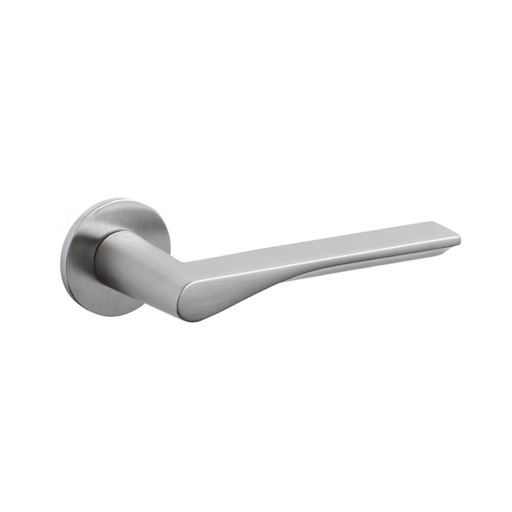 Design door handle Fin matt chrome