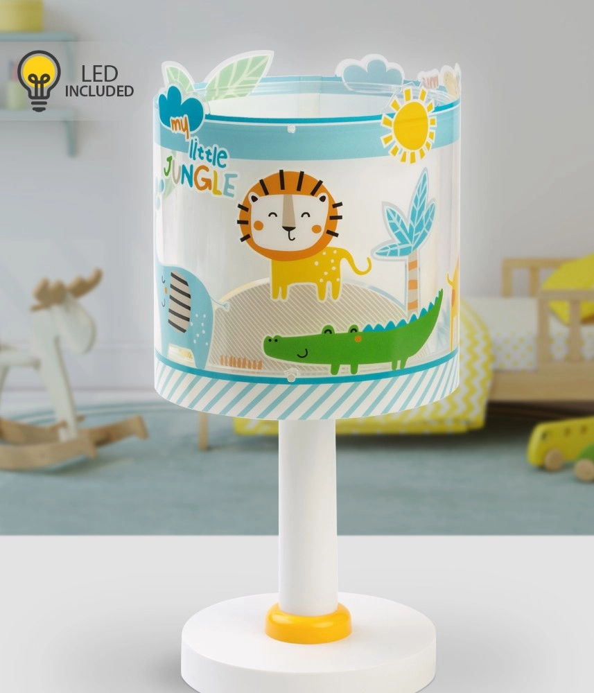 Table lamp Little Jungle blue glow in the dark Dalber 8420406001807