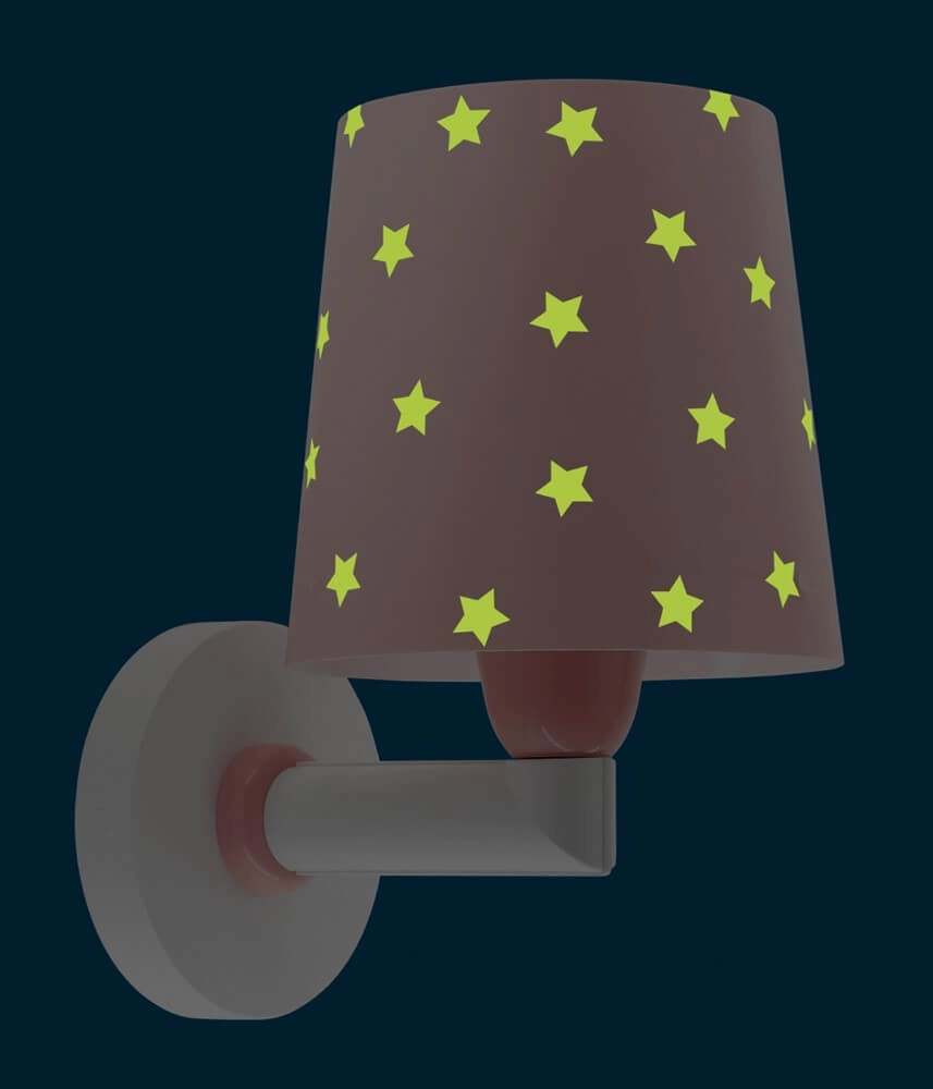 Children's room wall lamp Star Light soft pink Dalber 8420406001470