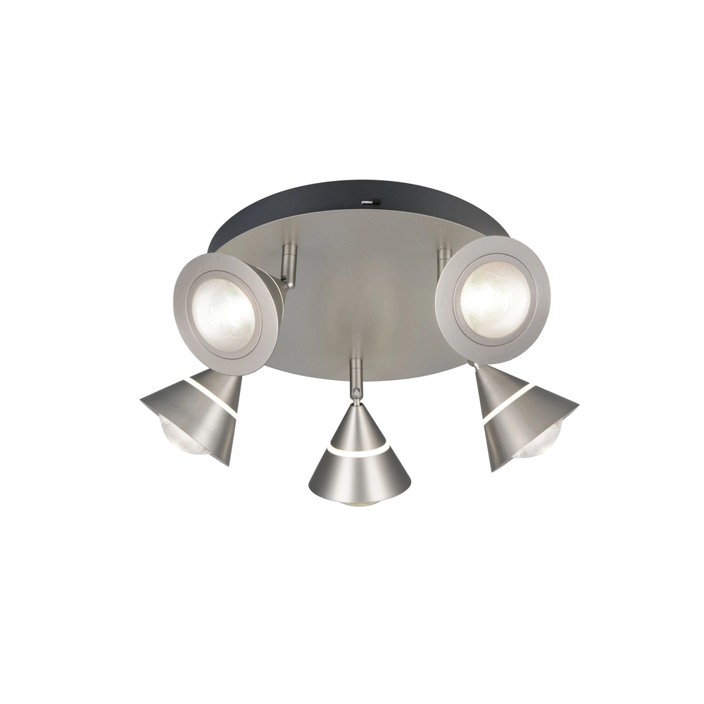 Ceiling lamp Romeo nickel Trio 4017807670431