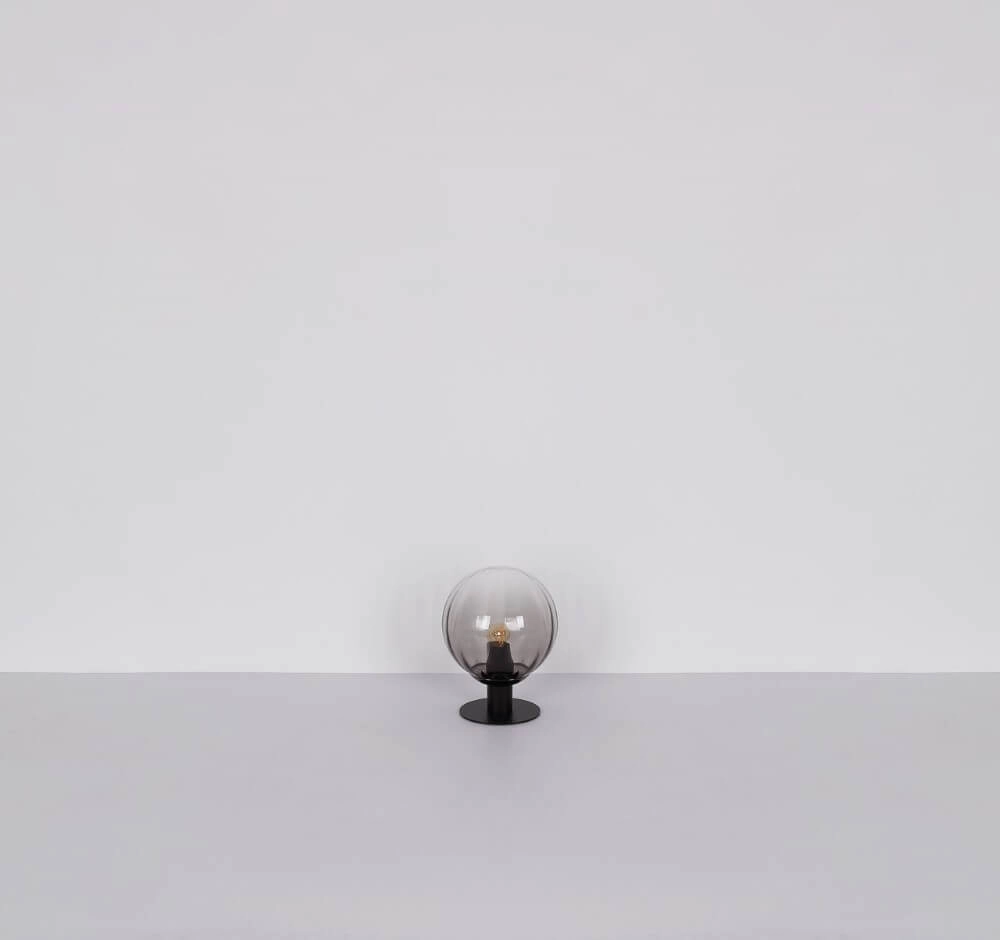 Table lamp Dallerta black with smoke glass Globo 9007371458561