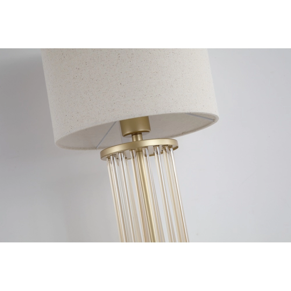 Table lamp Swizzle champagne with hood Searchlight 5053423308869