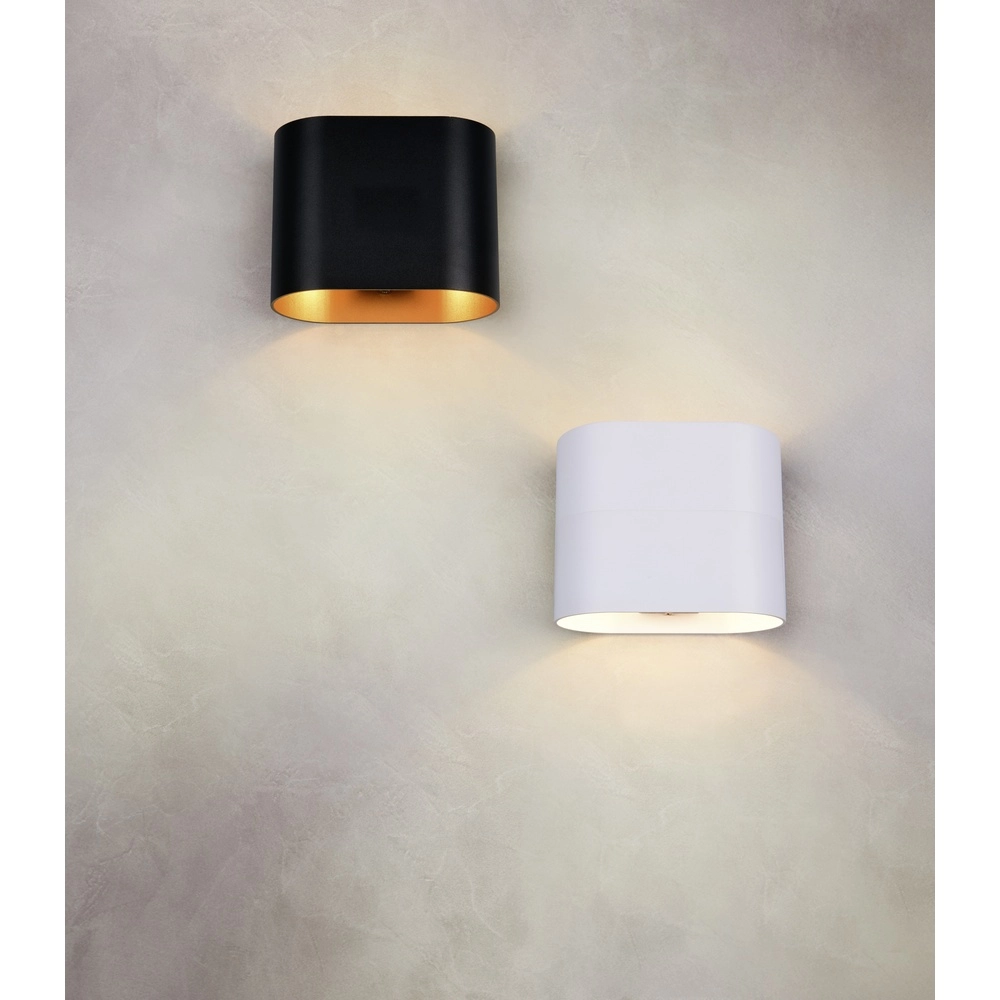 Surface-mounted spot Alani black with gold Trio 4017807656923