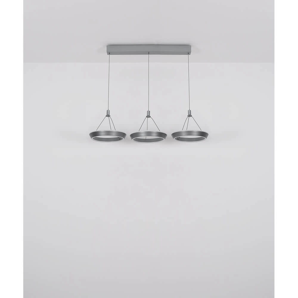 3-light pendant lamp Grenvix Design black Globo 9007371450770