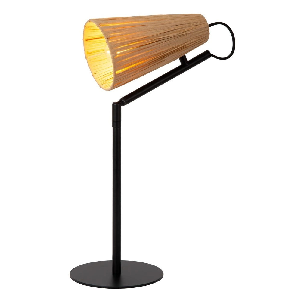 Unique table lamp Bensen wood