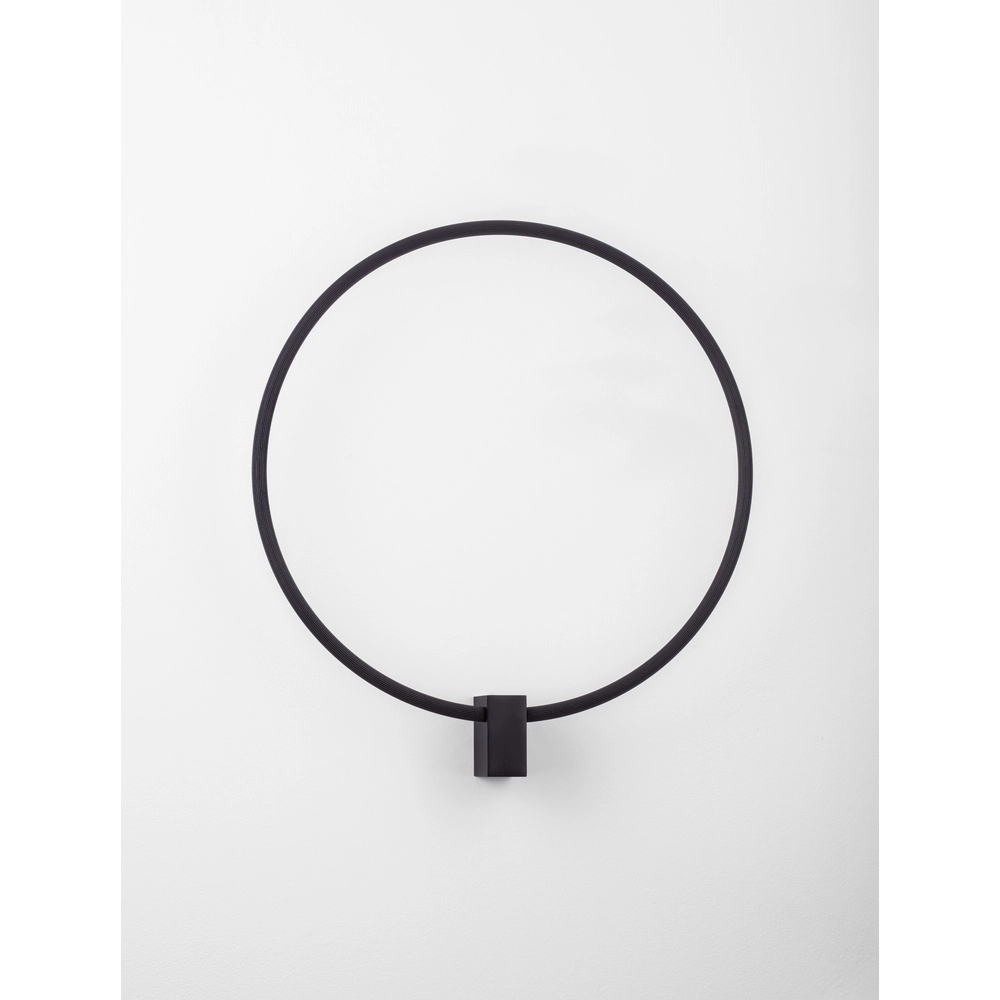 Round wall lamp Cercio black Lyora 5212017473677