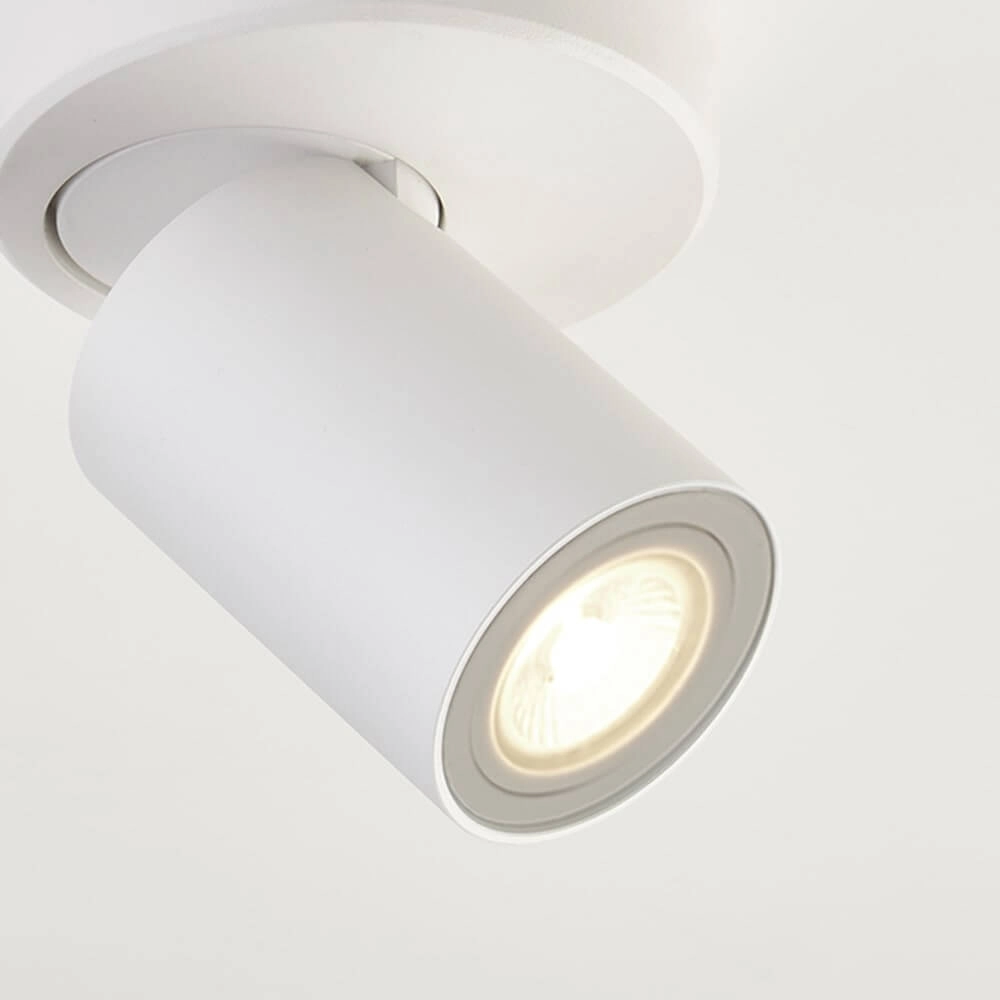 Ceiling lamp Moon 1 Round white Lyora