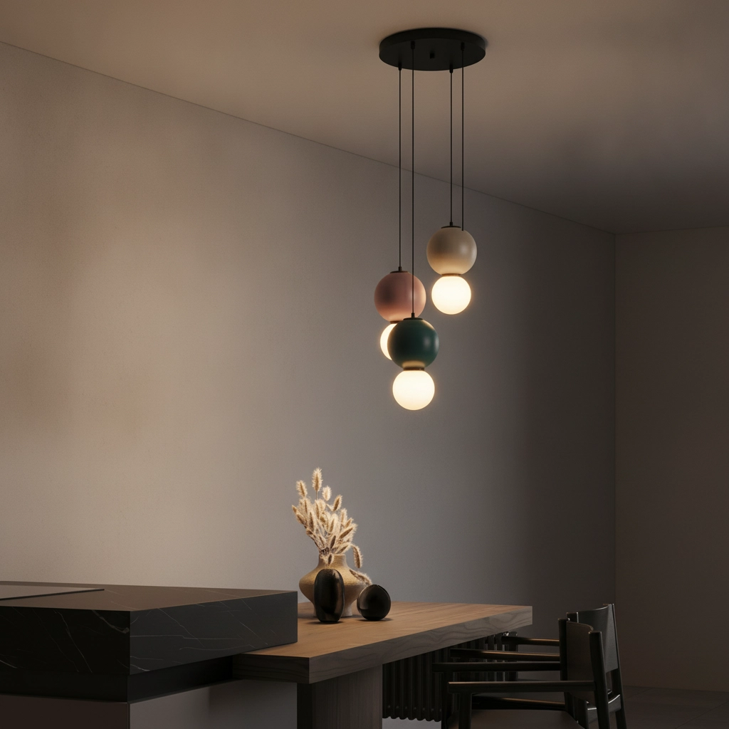 3-light pendant lamp Noesis design