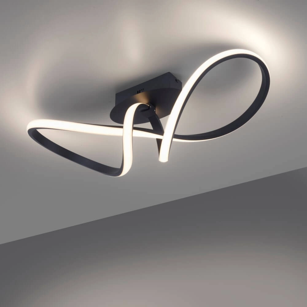 Design ceiling lamp Maria black Just Light 4043689975777