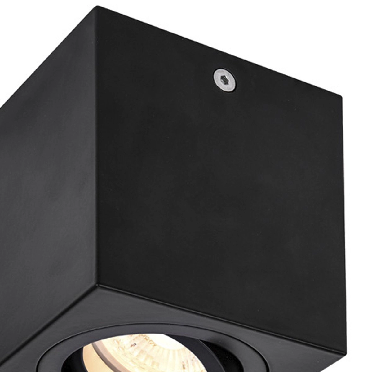 Square downlight Triledo GU10 8.5cm black SLV 4024163222327