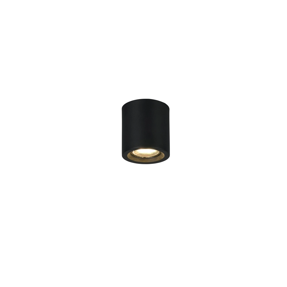 Surface-mounted spot Biscotto Black