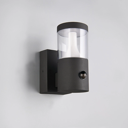Wall lamp Tagus anthracite with sensor Trio 4017807686821