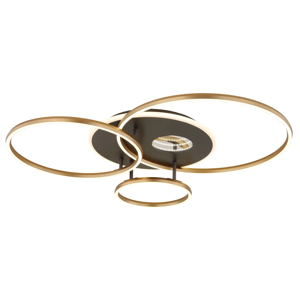 Modern ceiling lamp Invertina gold 90cm