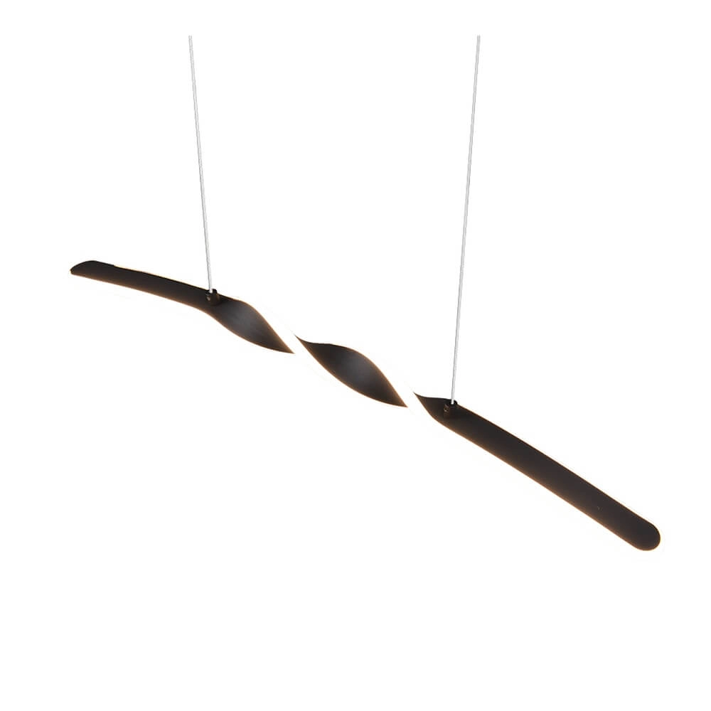 Design pendant lamp Ginko black Trio 4017807642414