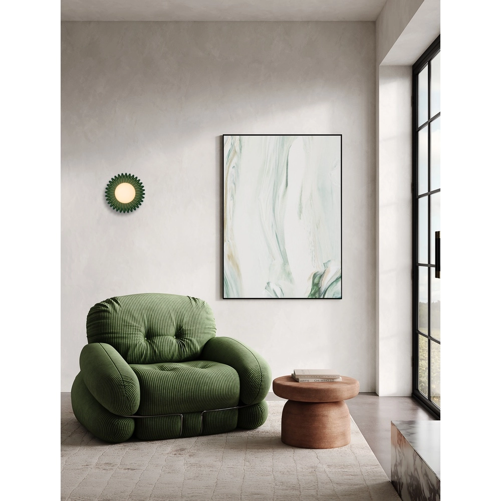 Wall lamp Petel Green with white glass Lyora 5212017483942