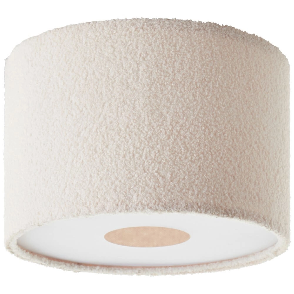 Cream ceiling lamp Teddy Ø 35cm Brilliant 4004353447242