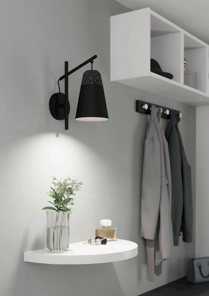 Black wall lamp Canterras Eglo 9002759995461