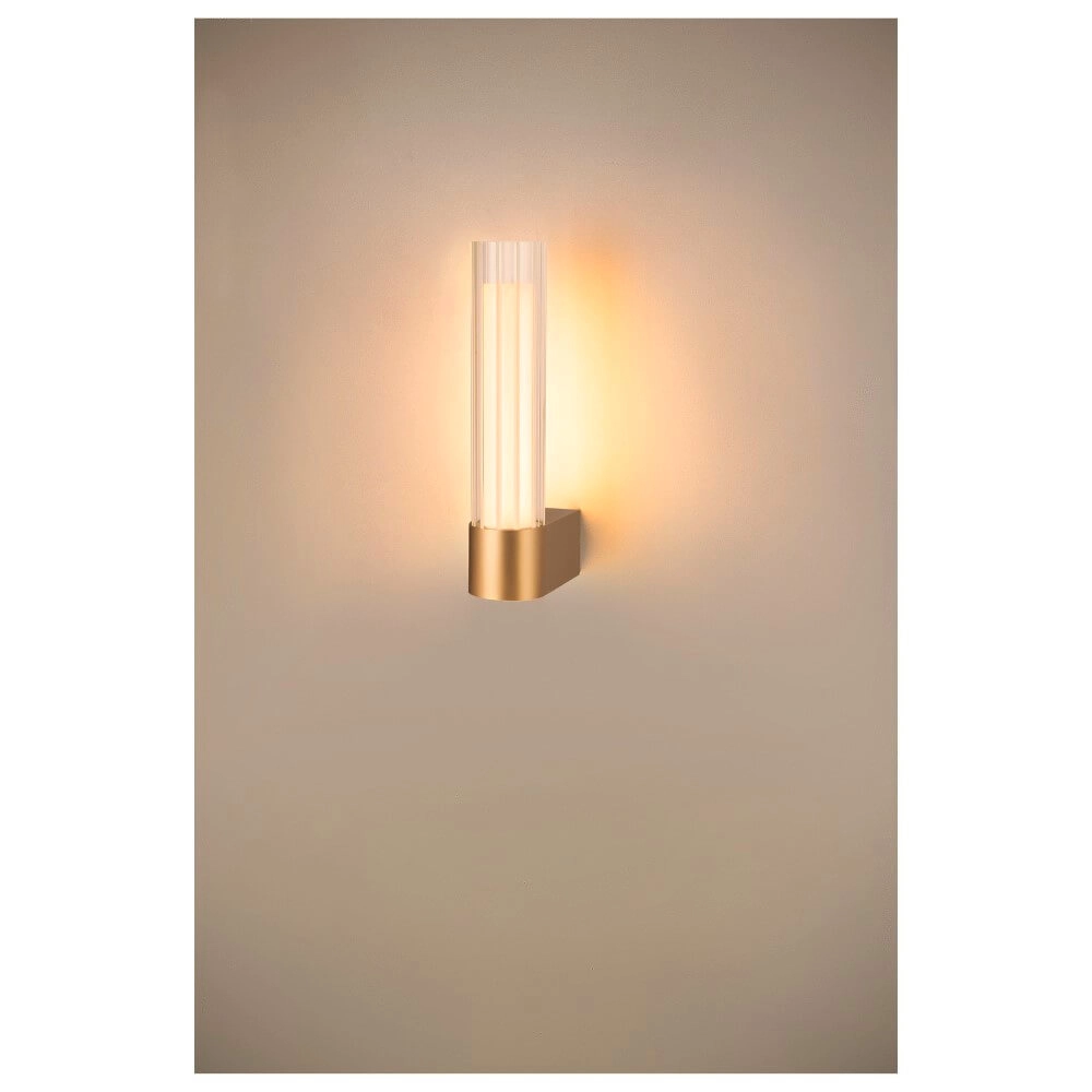 Bathroom wall lamp Lygant Single brass SLV 4024163280693