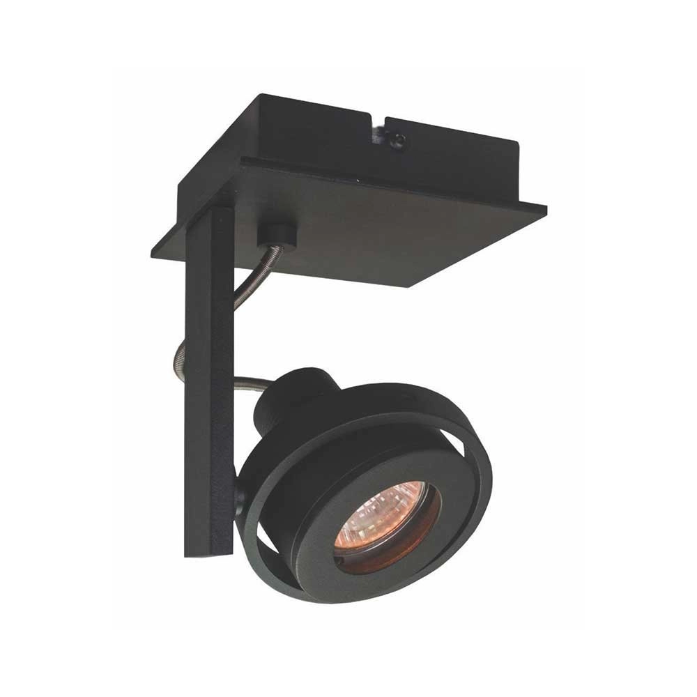 1-light surface-mounted spot Meist black