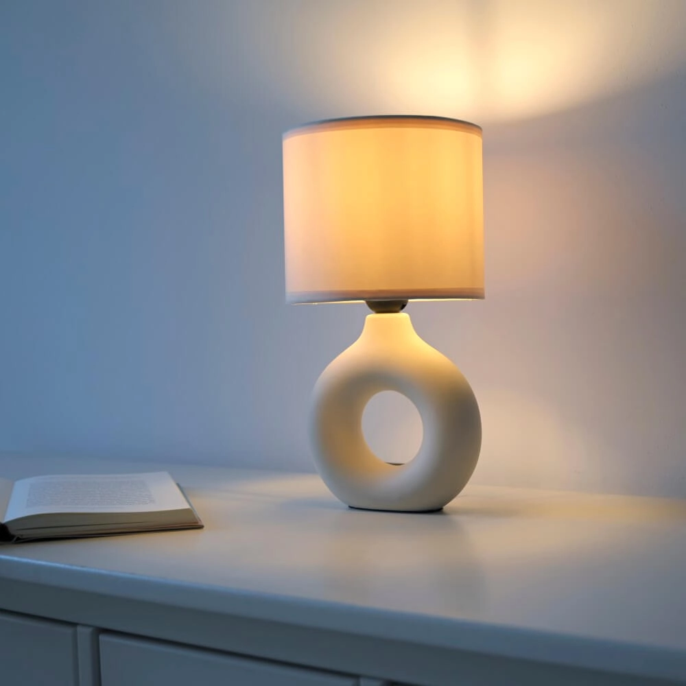 Table lamp Carara sandy Just Light 4043689004859