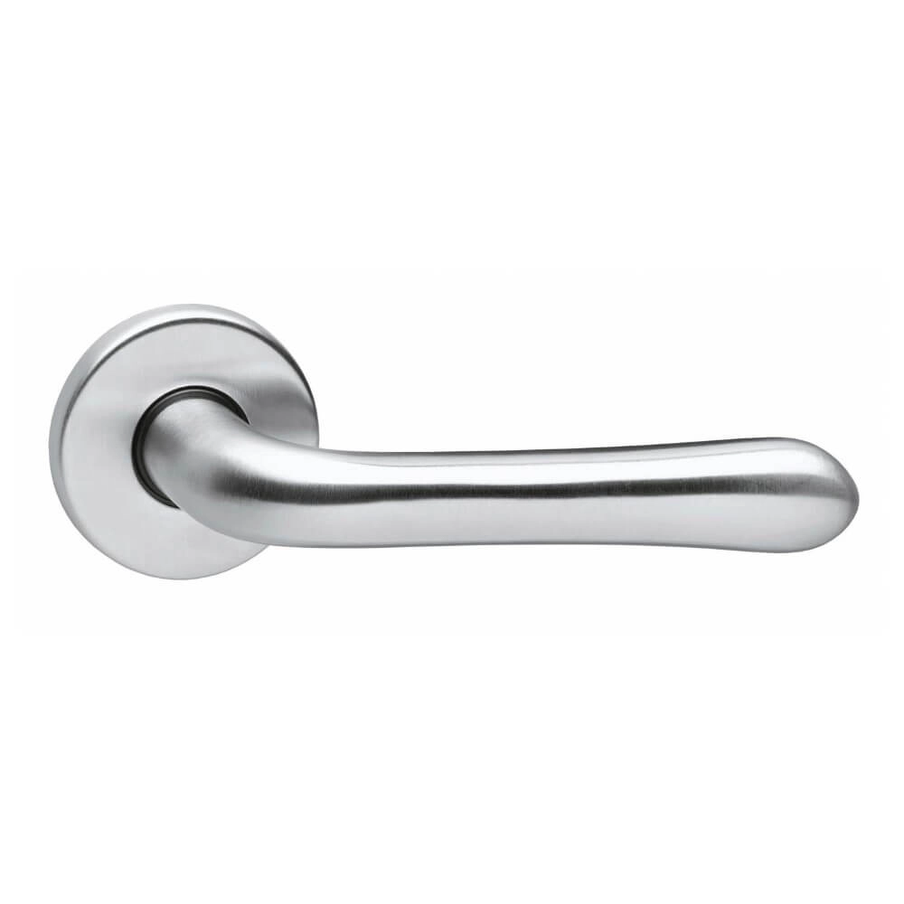 Classic door handle Saturnus matt chrome