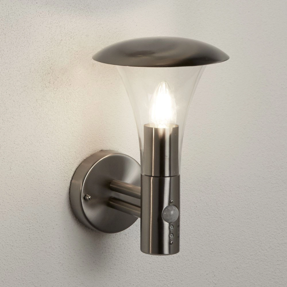 Stainless steel outdoor lamp Strand with sensor Searchlight 5013874365958