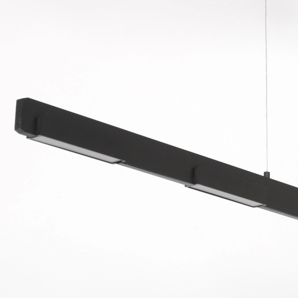 Sleek pendant lamp Bloc black Steinhauer 8712746148275