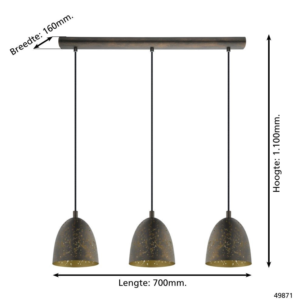 Pendant lamp Safi Eglo 9002759498719