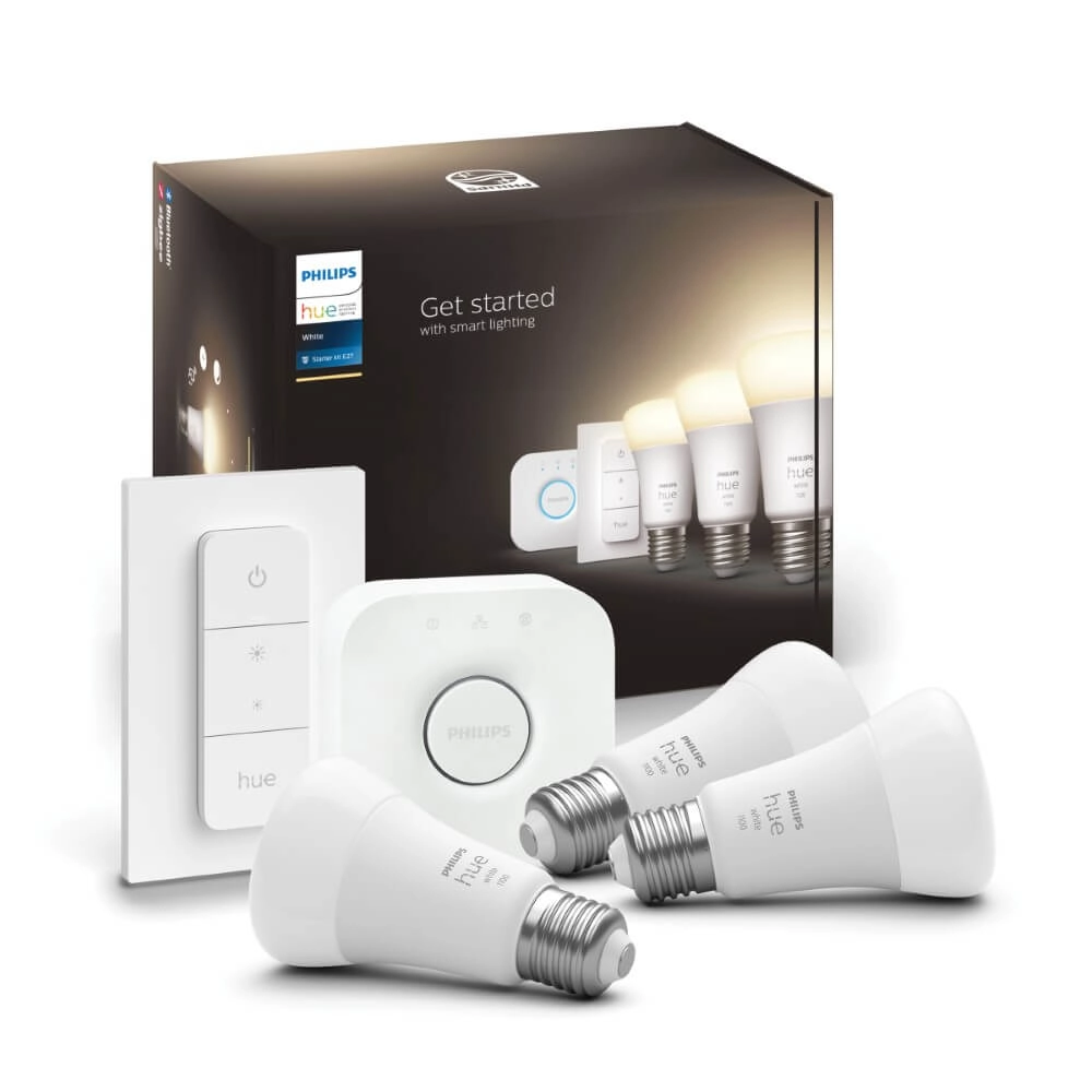 Hue Starterpack - E27 - 10W - White set of 3 Philips 8719514289130