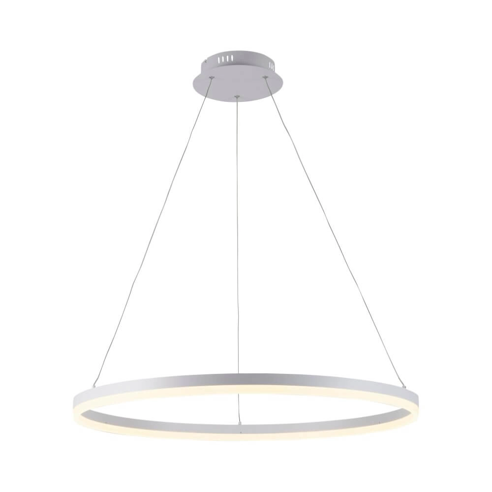 Modern pendant lamp Titus Ø 80cm white Paul Neuhaus 4012248365373