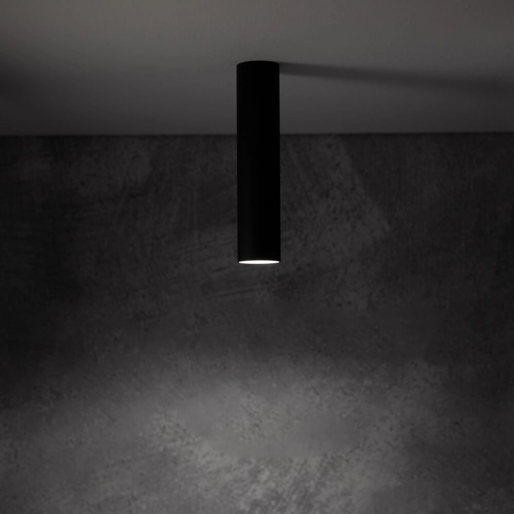 Black narrow ceiling spotlight Fourty S Lyora 5903139107358