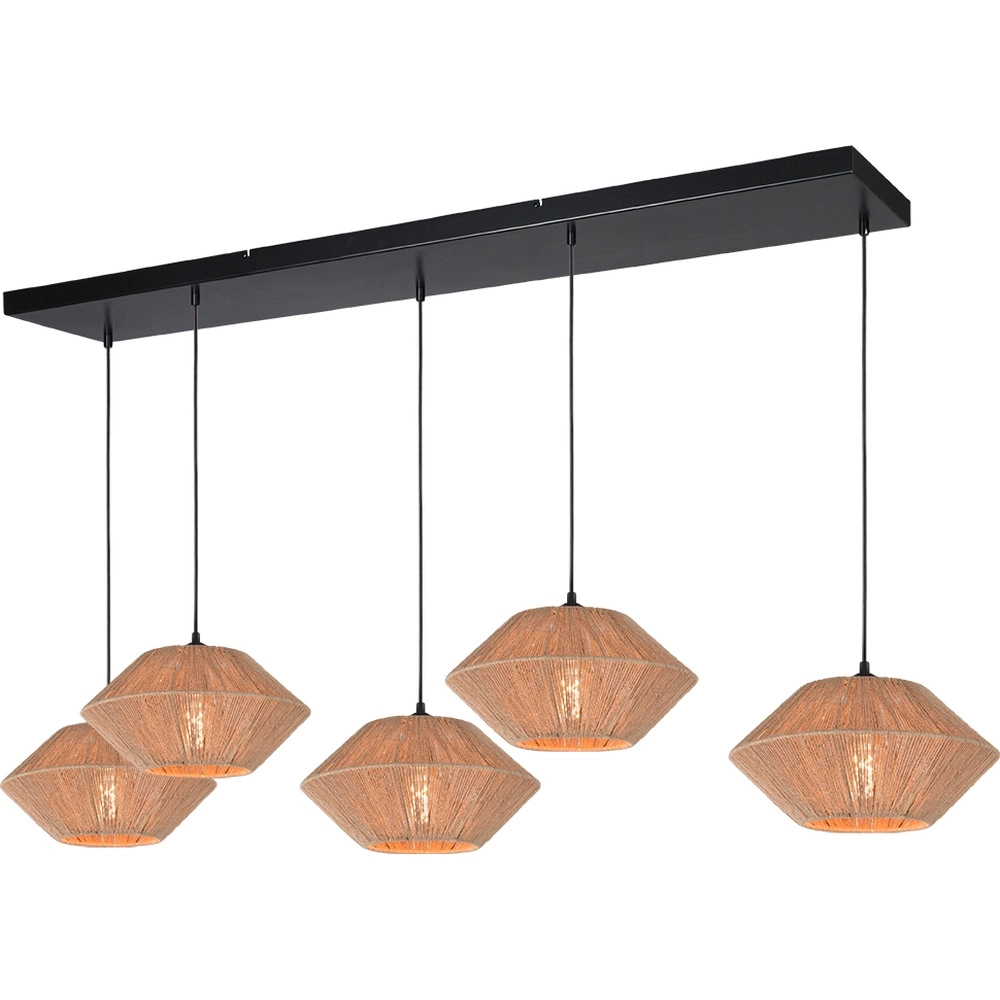 Dining table pendant lamp Bicono 5x Ø35cm