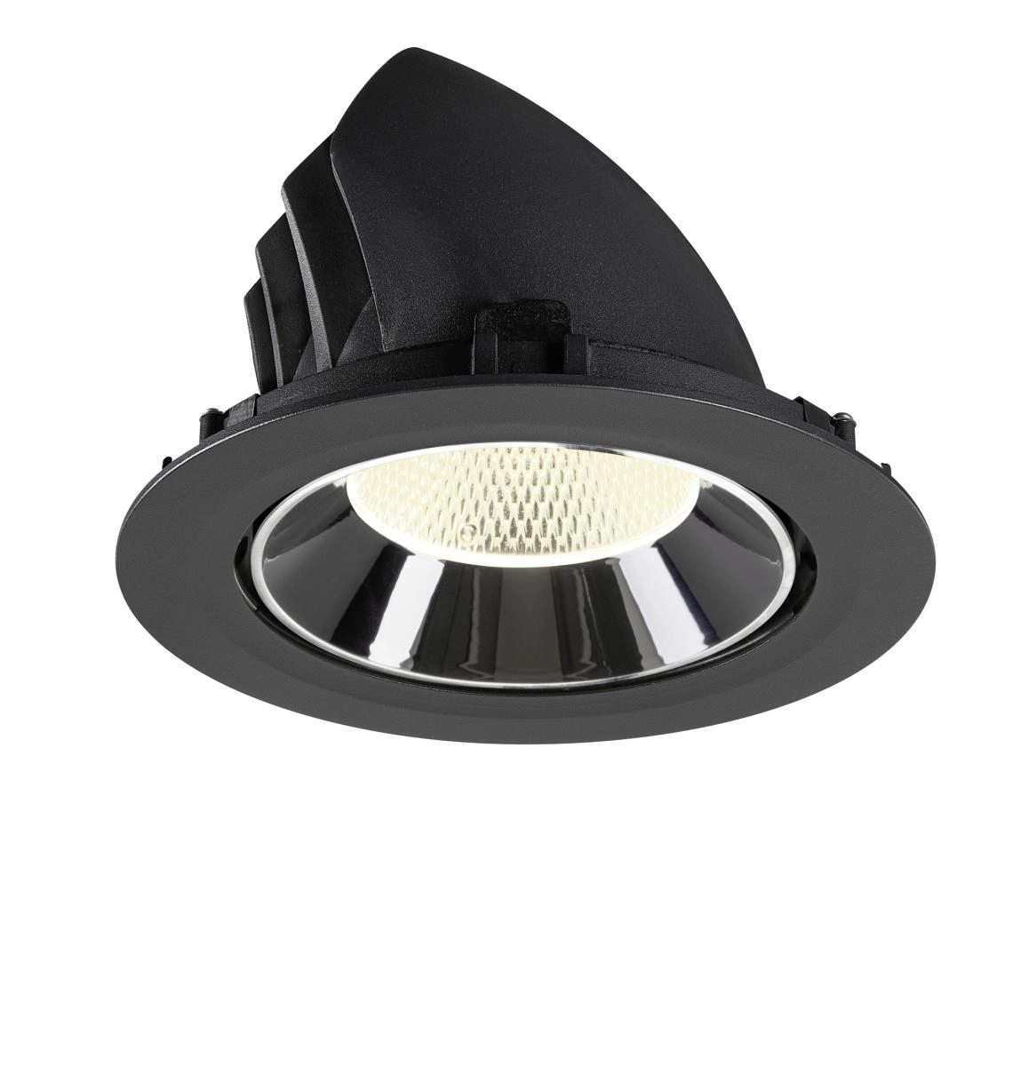 Recessed spotlight Numinos Gimble XL black/chrome 4000K - 20deg SLV 4024163308526