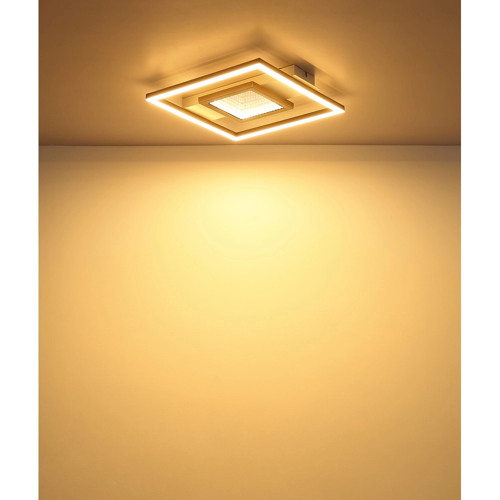 Sleek ceiling lamp Pikara white Globo 9007371592005