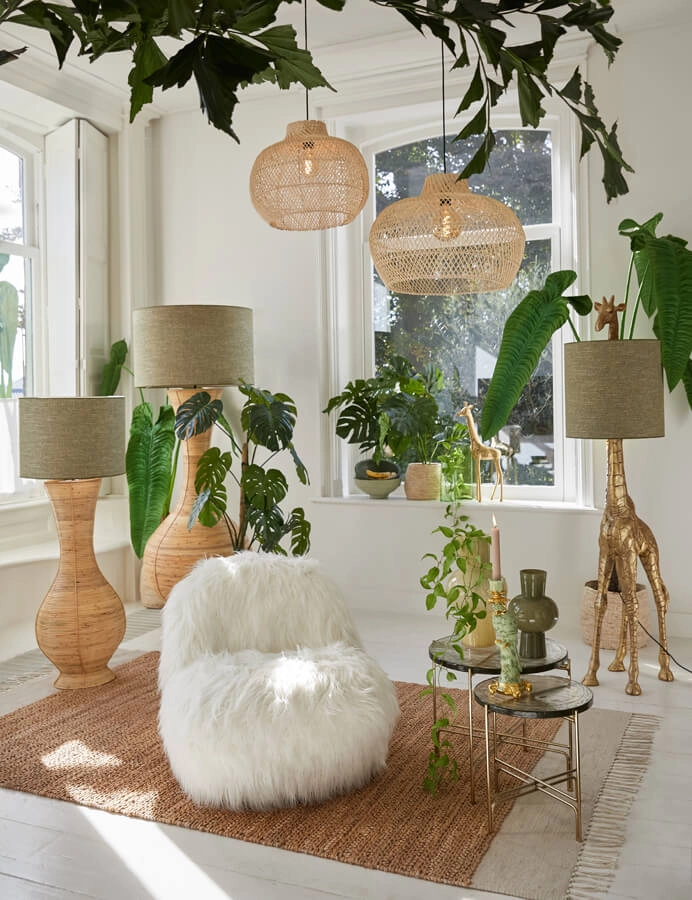 Pendant lamp japandi Charita Ø 46cm Light & Living 8717807643997