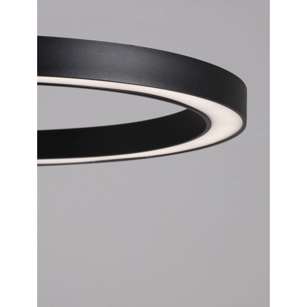 Oval pendant lamp Cuppe black Lyora 5212017438492