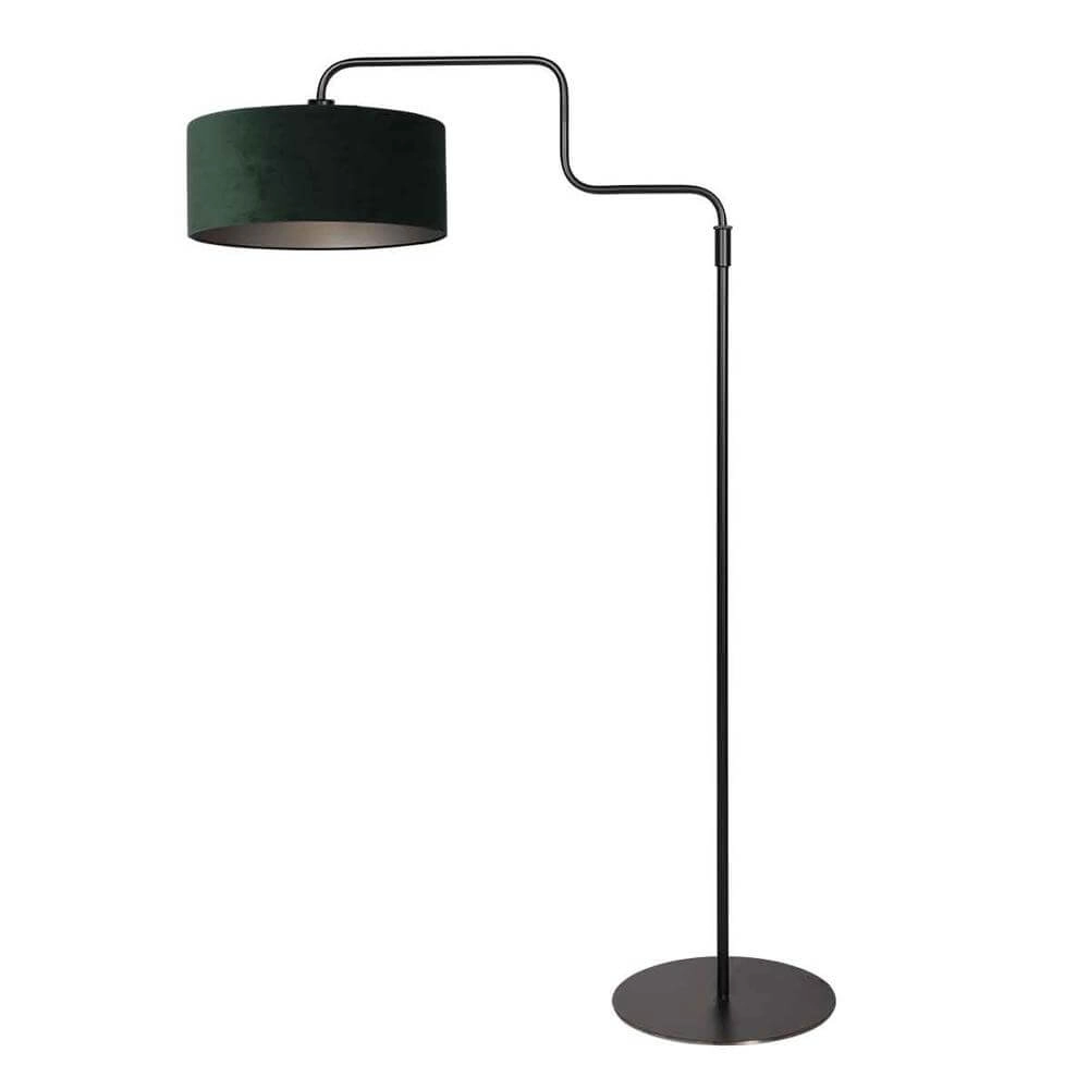 Floor lamp Bloeba black with green hood Steinhauer 8712746176971