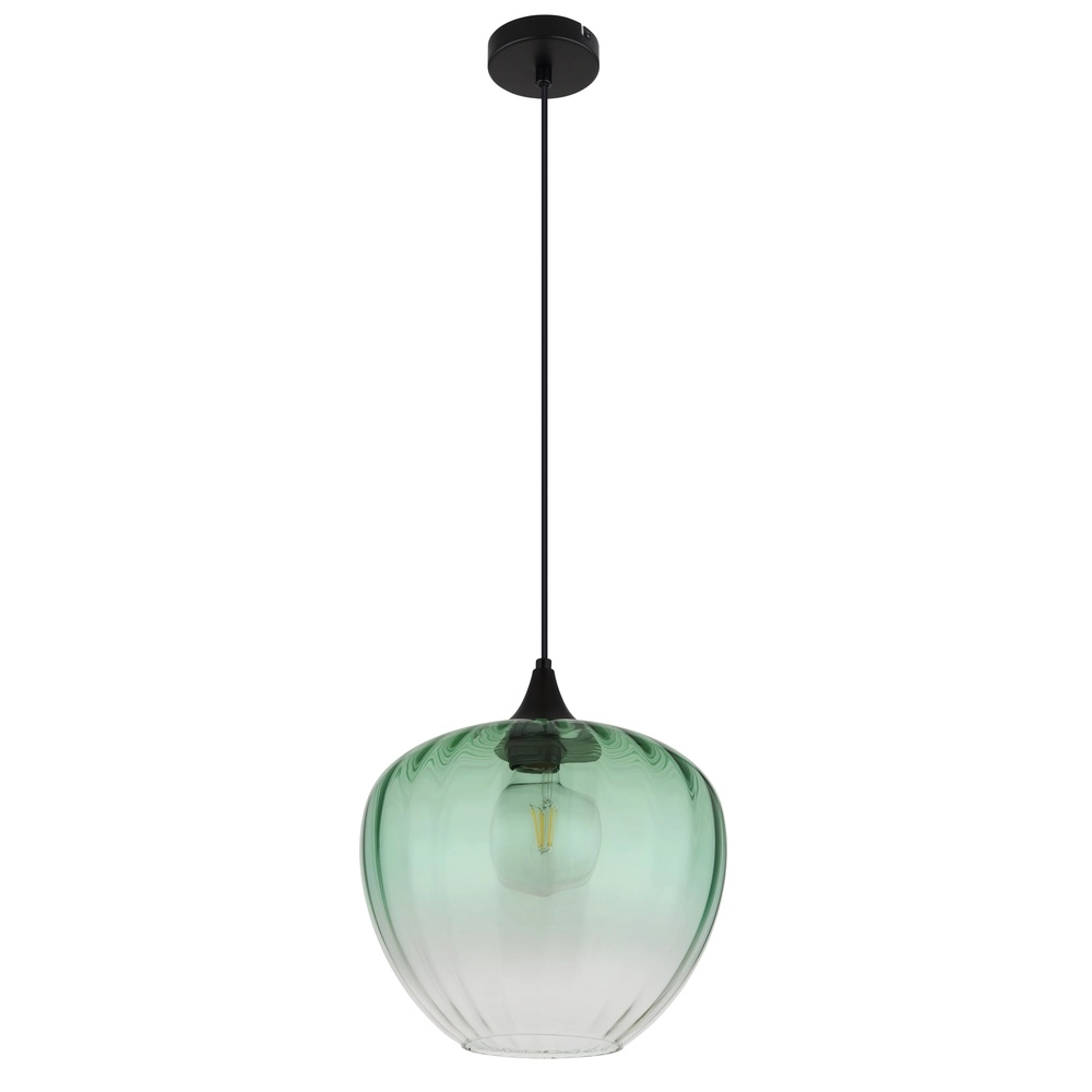 Pendant lamp Sander Green glass Globo 9007371509126
